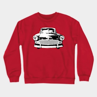 Standard Ensign 1960s British classic car monoblock black and white Crewneck Sweatshirt